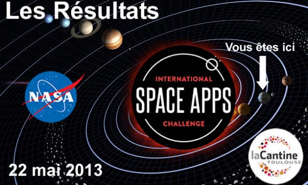 Space App’s Challenge 2013, les résultats
